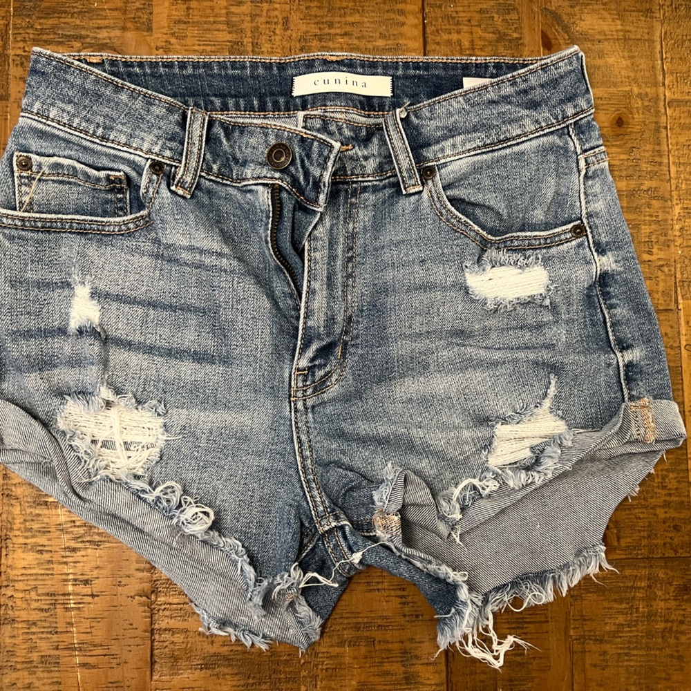 Eunina high waisted cutoff Jean shorts